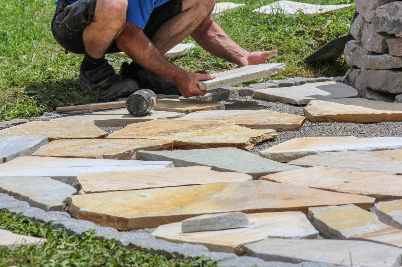 Products For Paving Stone Installations in use